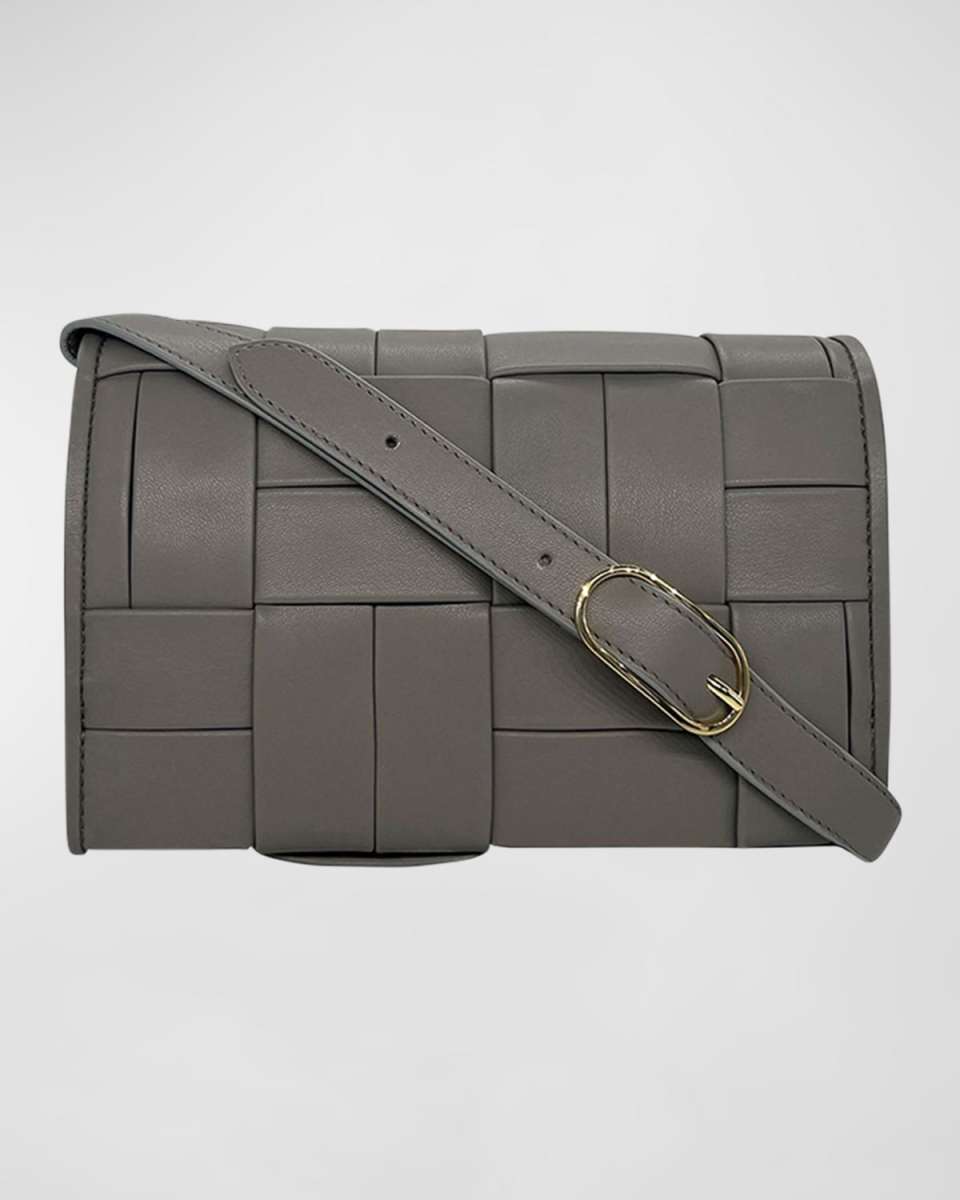 Feronia Woven Vegan Fabric Crossbody Bag